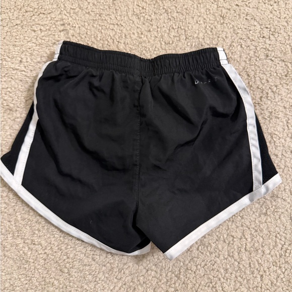 Nike Women's Black and White Athletic Shorts - Picture 4 of 5
